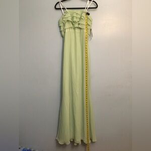 Badgley Mischka Elegant Green Evening Gown size 8
